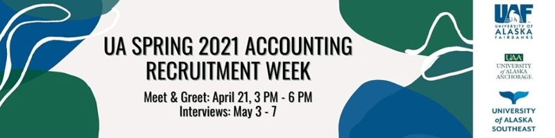 Banner for Accounting Recruitment Week 2021